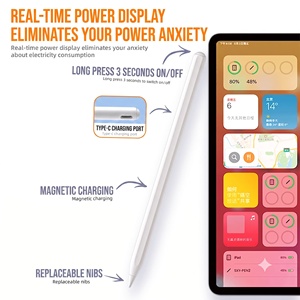 494 Universal Capacitive <b>Pen</b> for iPad 2018 and Later iOS 12.2 Above Active Magnetic Wireless Stylus Palm Rejection Tilt Pencil - Product Image 5
