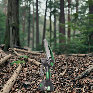 Tronçonneuse à batterie industrielle de 8 pouces, à une main, 600W, pour la taille des arbres et la coupe du bois - Product Image 5