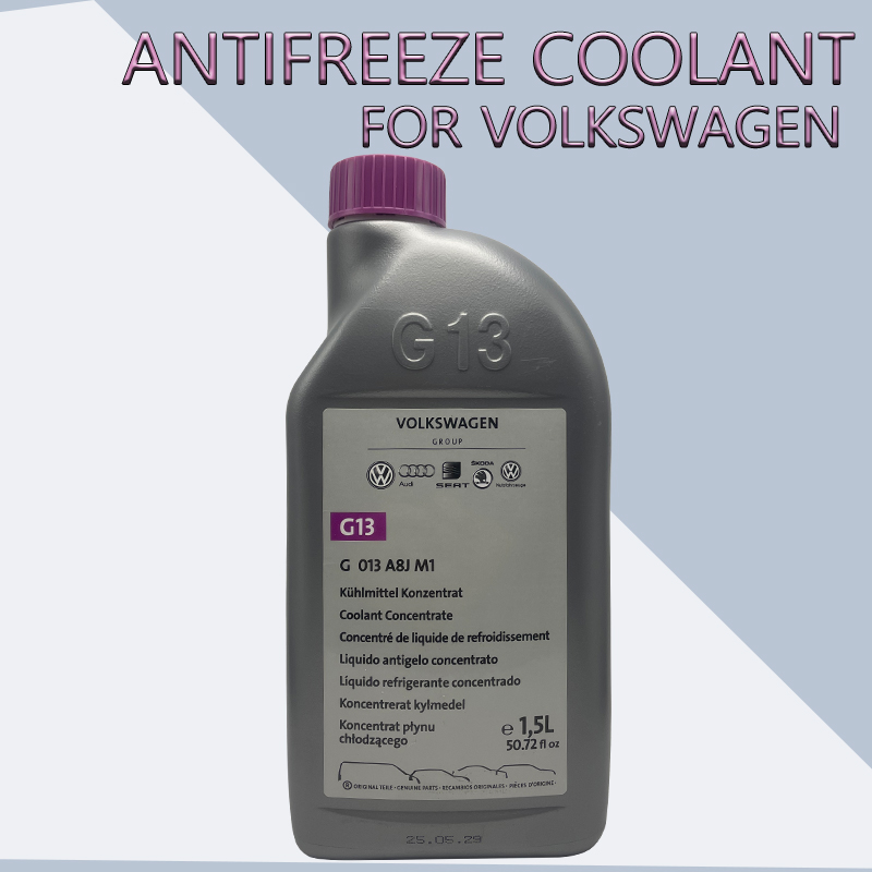 Quality Guarantee Liquid Antifreeze Coolant 1 Liter Pink G013A8JM1 G13 for Volkswagen Audi Skoda Auto Parts Image 2