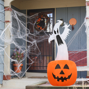 2024 nóng bán Inflatable mô hình không khí Halloween trang trí ngoài trời bí ngô ma và yêu tinh - Product Image 6