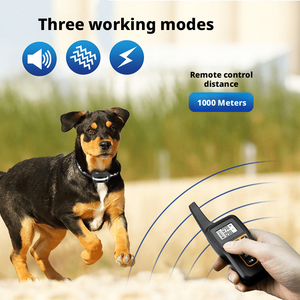 <span class=keywords><strong>Collar</strong></span> de Adiestramiento para Perros Multifunción, Recargable, Impermeable <span class=keywords><strong>IPX7</strong></span>, de Plástico, Antiladridos, con Vibración, Sonido y 1 Año de Duración de la Batería - Product Image 3