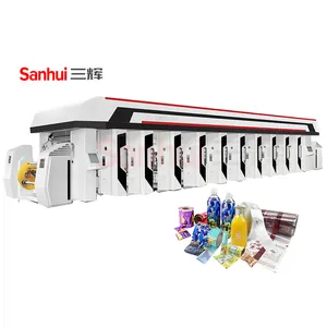 gravure printing machine china 300 speed 6 colors cylinder for BOPP /PET/PVC/PE/Aluminum Foil printing