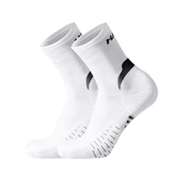 Chaussettes de compression unisexes pour adultes, en polyester/nylon, tricotées sans couture, pour le sport et la course à pied, écologiques, respirantes, numériques