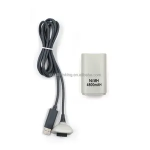 Tùy Chỉnh Chơi Game Phụ Kiện Có Thể Sạc Lại Pin Trò Chơi Điều Khiển Sạc Set 4800MAh Pin Cho Xbox 360