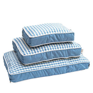 छोटे और मध्यम आकार के कुत्तों के लिए थोक हटाने योग्य धोने योग्य कवर स्क्वायर कुशन पालतू बिस्तर - Product Image 1