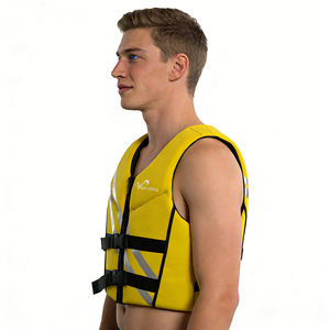 Nouvelle Veste de Sauvetage Jaune 2026 pour Hommes, Grande Taille, Haute Flottabilité, pour Surf, Bateau et Natation, Réfléchissante, en EPE, <span class=keywords><strong>à</strong></span> Prix Abordable - Product Image 2