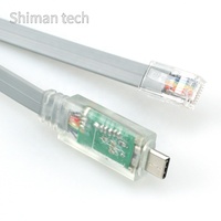 USB tipo C a RJ45 RS232 Cable serie Cable de consola pl2303gt