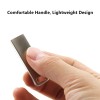 Clé USB 3.0 en métal argenté 8 Go/16 Go, nouveau logo personnalisé, cadeau promotionnel