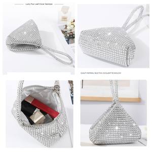 Evening Bag Rhinestone Purse Triangle Designer Chain <b>Clutch</b> Purse Bag Party Prom <b>Wedding</b> Cosmetic Bags. - Product Image 5