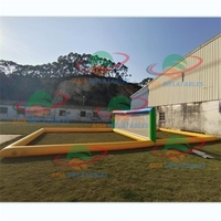 Équipement de jeu gonflable pour terrain de volley-ball Piscine de volley-ball flottante pour adultes et enfants Équipement d'amusement en plein air