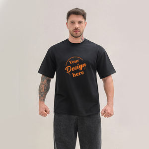 เสื้อยืดคอกลมผู้ชายทรงปกติ ผ้าฝ้ายพรีเมียม 100% พิมพ์ลายสโลแกนตามสั่ง เสื้อยืดแขนสั้นสำหรับงานธุรกิจ - Product Image 1