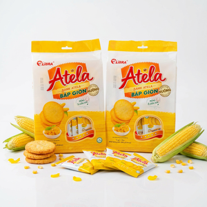 Galletas de Maíz Horneadas 100% Naturales, Crujientes, Dulces y Saladas, Bajas en Grasa - Atela Premium, Caja/Bolsa de 228g |   Muestra Gratuita OEM ODM - Product Image 1