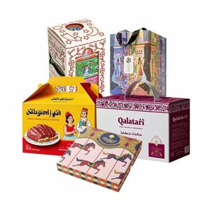 Tại gói tùy chỉnh thiết kế năm mới lễ hội hộp giấy PE kinh doanh Hộp quà tặng cho Dubai, saudi arabia - Product Image 3