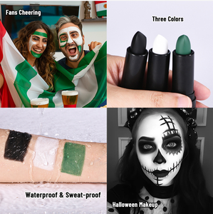 Costume de Cosplay pour Halloween, bâton étanche pour les yeux, <span class=keywords><strong>peinture</strong></span> noire multicolore - Product Image 5