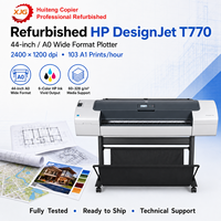 Copiadora de Formato Grande A0 para HP DesignJet T770 770 44'', Impresora de Inyección de Tinta Reacondicionada, Apta para Pósters Publicitarios y CAD