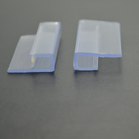 100% Pvc Pure Raw Material porte-étiquette en plastique bande clip suspendu affichage prix pour étagère