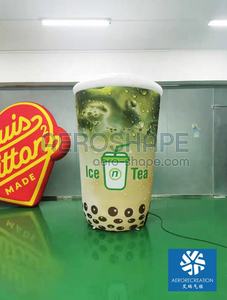 Kustomisasi penuh cangkir teh susu tiup raksasa promosi merek botol iklan tiup kustom besar - Product Image 3