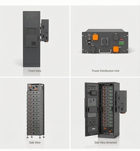 ระบบกักเก็บพลังงานแสงอาทิตย์สำหรับอุตสาหกรรม 75kWh 100kWh 200kWh 300kWh อินเวอร์เตอร์ไฮบริด แบตเตอรี่ลิเธียมไอออน ระบบกักเก็บพลังงานแบบออฟกริด - Product Image 4