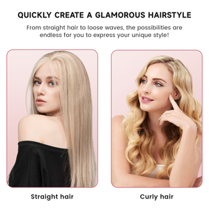 Mayorista de fábrica: Nuevo cepillo eléctrico 3 en 1 anti-quemaduras con iones negativos para peinar, rizar y alisar el cabello - Todo en uno - Product Image 4