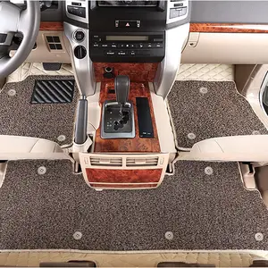 2024 New Design Customize Leather Car Mats Full Set PVC Floor Foot Mat For Universal Car 4 Pieces Accessories