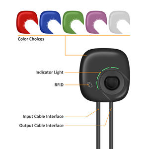 เครื่องชาร์จรถยนต์ไฟฟ้าแบบติดผนัง 7kW เฟสเดียว AC EV Charger <span class=keywords><strong>Wallbox</strong></span> EVSE 32A สภาพใหม่ สำหรับรถยนต์ BYD ในยุโรป - Product Image 3