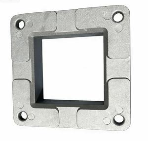 <span class=keywords><strong>Celia</strong></span>, 3 pulgadas (76,2mm), piezas de valla modernas ecológicas de aluminio, pasamanos embellecedor de Base, placa Base de montaje cuadrada, soporte de poste natural - Product Image 5