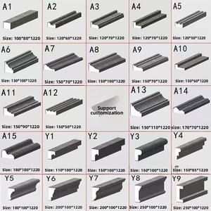 Moldura Decorativa de Pared Exterior de Metal con Espuma EPS, Soporte de Viga Acabado, Ventanas en Relieve Estilo Europeo/Chino, Aleros - Product Image 6