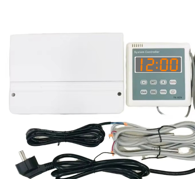 TK-SC8 Plastic Solar Water Heater Controller for Commercial/Hotel Use | Outdoor/Garage | Pressurized Split Systems | Thermostat
