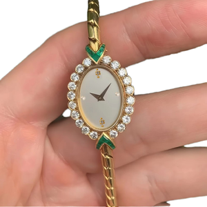 ของขวัญวาเลนไทน์ปี 2025 นาฬิกาควอตซ์ทรงเหลี่ยมสำหรับผู้หญิงรุ่นใหม่ Ronda 16 มม. สีทองวินเทจ หรูหรา ย้อนยุค คุณภาพสูง พร้อมเข็มนาฬิกาคริสตัล - Product Image 2