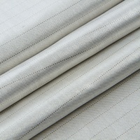 Kain Tenun Konduktif Berlapis Perak 150 GSM untuk Jaket, Seragam Sabre, dan Lame