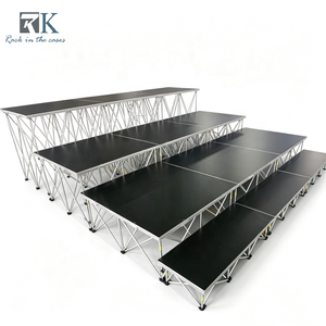 เวทีอลูมิเนียมแบบพกพา ทนทาน เหมาะสำหรับงานแต่งงานและการแสดง - Product Image 1
