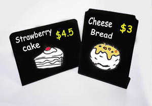 Pizarras Acrílicas Reutilizables Giratorias para Precios <span class=keywords><strong>de</strong></span> Buffet, Letreros <span class=keywords><strong>de</strong></span> Mesa, Exhibidores <span class=keywords><strong>de</strong></span> Precios <span class=keywords><strong>de</strong></span> Escritorio, Soporte para Ingredientes <span class=keywords><strong>de</strong></span> Productos - Product Image 6