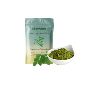 LIFEWORTH OEM ODM有機モリンガカプセル単一起源モリンガリーフパウダーエネルギー、代謝、および免疫サポート - Product Image 3
