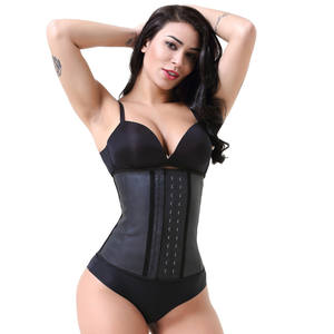 Corsé de Látex con 9 Varillas de Compresión para Mujer, Talla XS, Faja Reductora de Cintura, Corsé con Ganchos de Goma, Moda <span class=keywords><strong>Colombiana</strong></span>, Adelgazante - Product Image 2