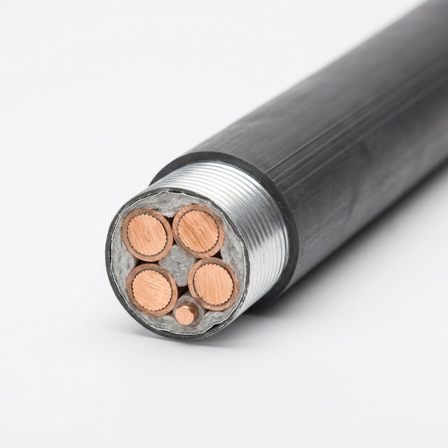 IEC Standard BTLY 4+1 Core Flexible Mineral Insulated Fireproof Cable Aluminum Sheath Electric Cable for Emergency Power