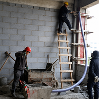Pompe à béton électrique 220V 380V pour structure secondaire, petite machine de transport de mortier à vis pour la construction