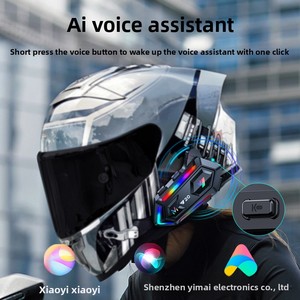 Y20 Nuevo Auricular Inalámbrico Compatible <span class=keywords><strong>con</strong></span> Todos los <span class=keywords><strong>Cascos</strong></span>, Manos Libres, <span class=keywords><strong>con</strong></span> Luces RGB y Música - Product Image 3
