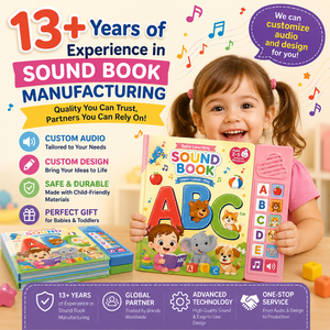 Livre sonore éducatif <span class=keywords><strong>pour</strong></span> l'apprentissage précoce, couverture rigide en carton, livres interactifs parlants intelligents, livres tactiles musicaux <span class=keywords><strong>pour</strong></span> bébés et tout-petits - Product Image 1