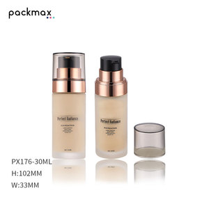 30ml glass cosmetic bottle with pump, suitable for lotion, serum, essential oil, and liquid foundation - Product Image 5