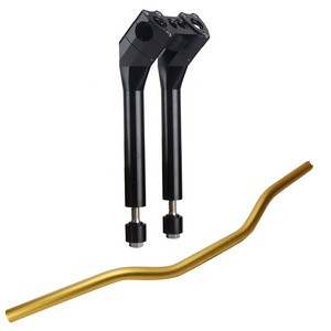 สำหรับ Harley <span class=keywords><strong>Dyna</strong></span> <span class=keywords><strong>Low</strong></span> <span class=keywords><strong>Rider</strong></span> Street BOB Super Glide 1 "25mm สไตล์คลับ Handlebar Riser CLAMP Stable MOUNT - Product Image 1