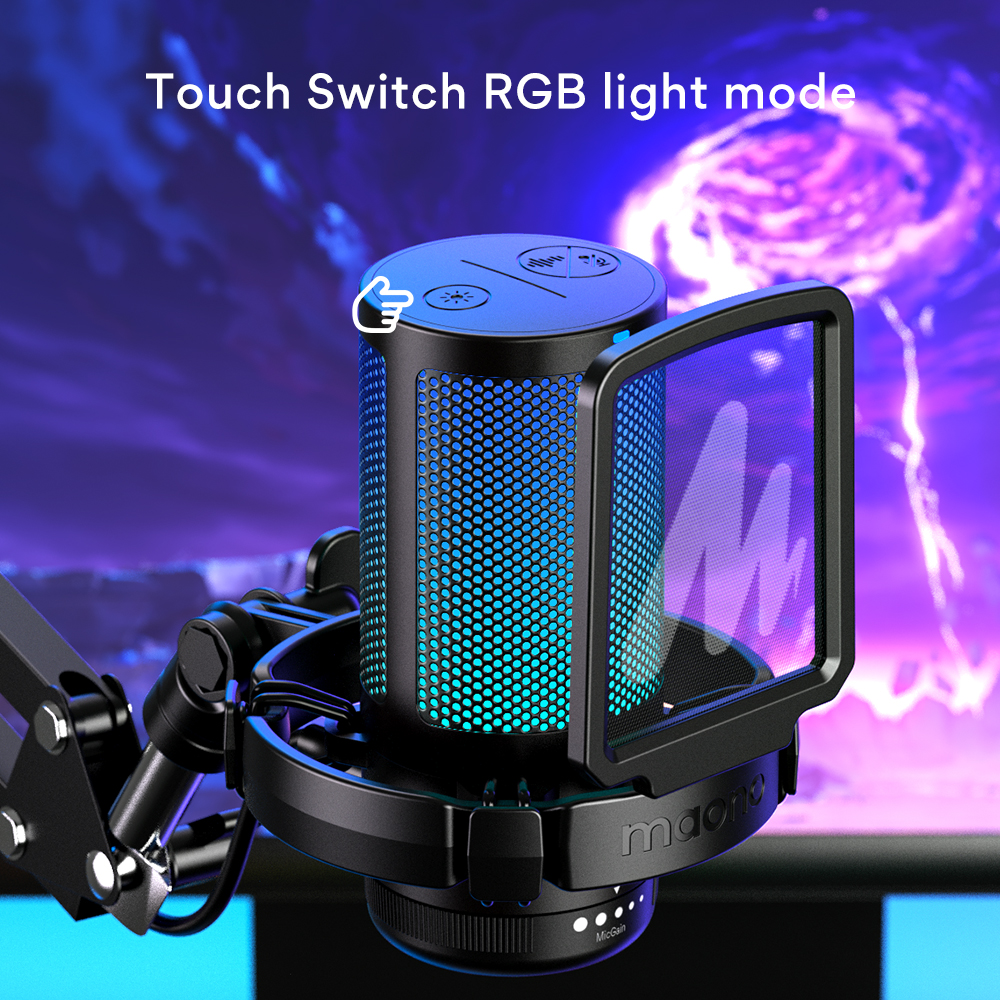 Maono DGM20SプロフェッショナルGamerwaveマイクライブ