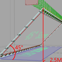 Scène personnalisée pyramide à 45 degrés feuille d'hologramme système de projection holographique 3D performance en direct d'hologramme 3D