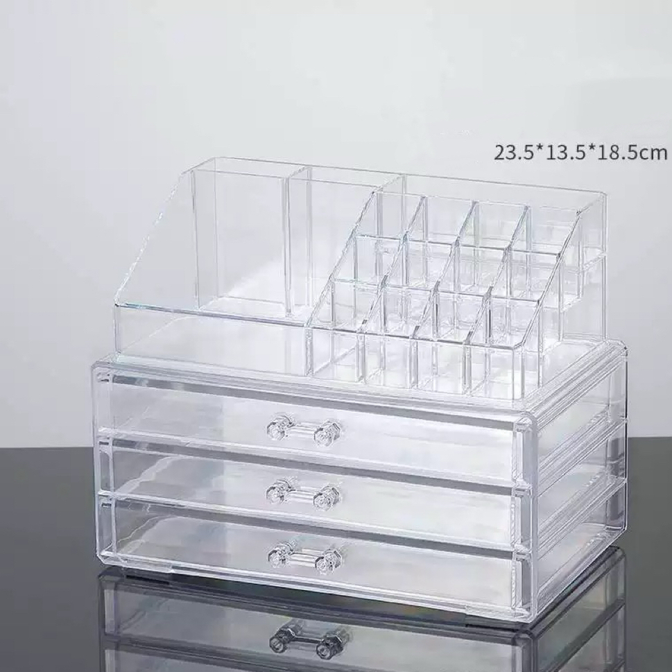 Transparent - Trois couches + Dessus de rangement