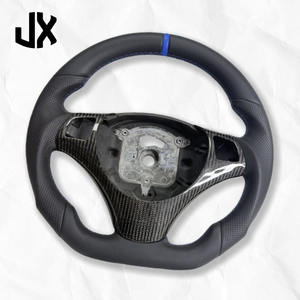Volante de cuero de carbono personalizado para <span class=keywords><strong>BMW</strong></span> Serie 3 Serie 2 X3 E39 E60 M5 E61 E81 E82 E83 E87 E89 E90 E91 E92 E93 E70 E71 Coche - Product Image 5