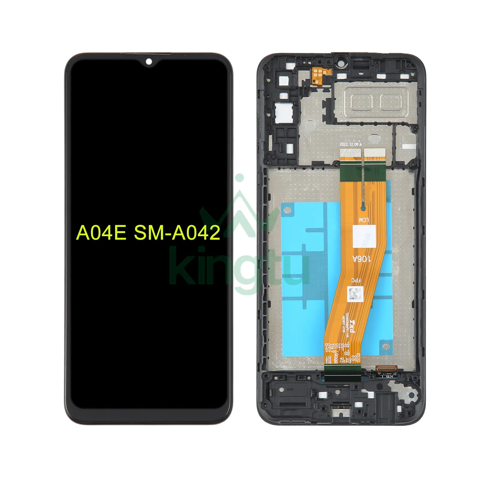 Màn hình gốc thay thế màn hình LCD hiển thị và số hóa lắp ráp đầy đủ với khung cho Samsung Galaxy a04e SM-A042 pantalla