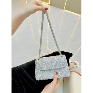 Strass-Handtasche Funkelnde Tasche Silberne Diamant-Geldbörsen für Damen Upgrade Abend- und Balltasche Strass-Handtasche Hobo-Tasche - Product Image 3