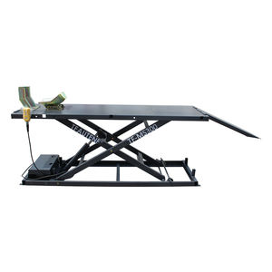 <span class=keywords><strong>Table</strong></span> <span class=keywords><strong>élévatrice</strong></span> pour <span class=keywords><strong>moto</strong></span> AUTENF 300 kg certifiée CE - Élévateur à ciseaux hydraulique <span class=keywords><strong>professionnel</strong></span> avec panneau de descente - Product Image 3