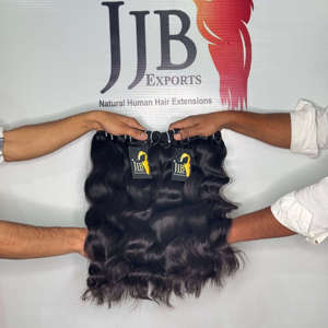 Extensiones de Cabello Rizado Ondulado al por Mayor, Cabello Humano Ondulado Indio Virgen sin Procesar con Cutícula Alineada - Product Image 1