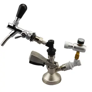 "G" Keg Coupler with Adjustable Beer Tap Faucet Beer Keg Tap System kit Home Brewing