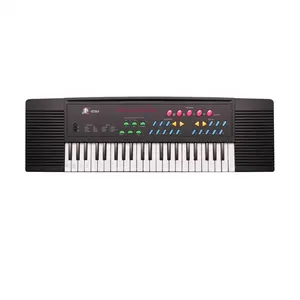 Mainan Anak Fleksibel 37 Tuts Keyboard Mainan Musik Piano dengan Mikrofon